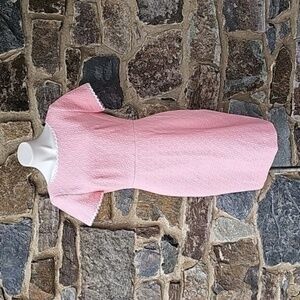 J. Crew tall sheath dress in daisy matelasse in cool pink, size tall 10P